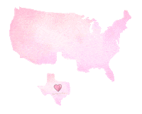 Flowers Texas Sticker by LaVieEnRoseCompany