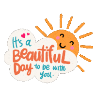 Beautiful Day Love Sticker