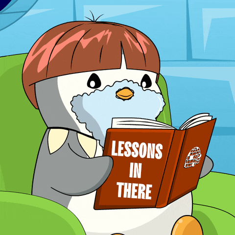 Book Read GIF by Pudgy Penguins