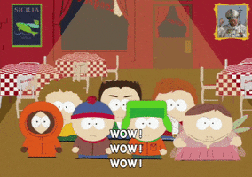 eric cartman table GIF by South Park 
