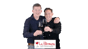 wijntapaslahermana cheers wine cooking restaurant Sticker