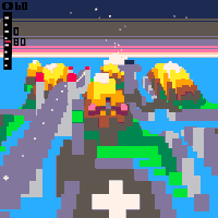 chiptune move spaceship voxel GIF