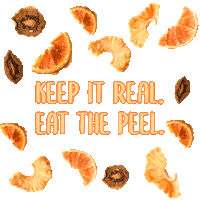fruit eat the peel Sticker by RIND Snacks