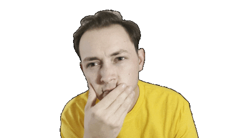 studiobarakcz giphyupload think hmmm hm Sticker