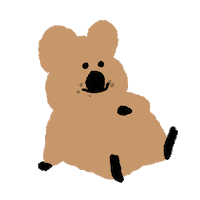 Emoji Quokka Sticker by Dinotaeng