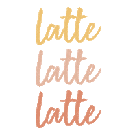 Coffee Calligraphy Sticker