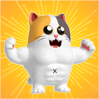 Gym Power GIF by Liberty Cats Emojis