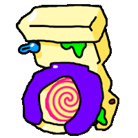 gif artist poop Sticker by Tony Papesh