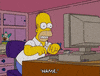 Nervous Season 16 GIF by The Simpsons