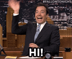 jimmy fallon hello GIF by The Tonight Show Starring Jimmy Fallon