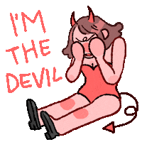 Devil Satan Sticker