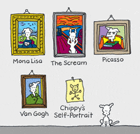 Art Love GIF by Chippy the Dog