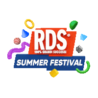 Rds Summer Festival Sticker by RDS 100% Grandi Successi