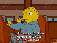 angry bart simpson GIF
