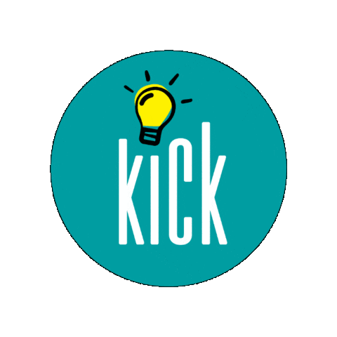 Logo Kick Sticker by Chiro