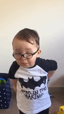 Little Boy Imitates His Favorite Animals and Superheroes