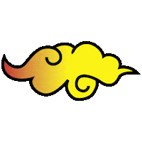 Blink Cloud Sticker