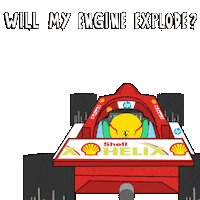 Car Driving Sticker by Abster