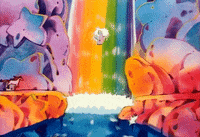 rainbow brite pink GIF