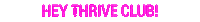Fitness Motivation Thrive Sticker by GINA B | UP TO THE BEAT