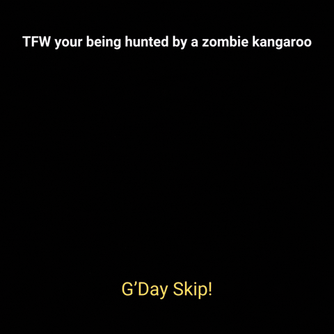 RadioactivePictures wtf shocked scared kangaroo GIF