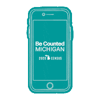 Census 2020 Countmein Sticker by Michigan Census