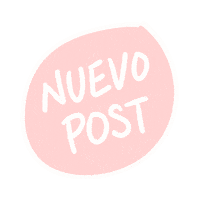 Pink New Post Sticker