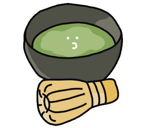 Matcha Hot Drink Sticker