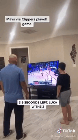 Texas Family Reaction to Luka Doncic Game Winner