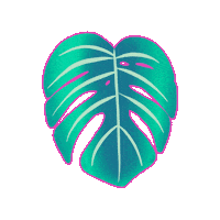 Plant Leaf Sticker by Guided by Light Art