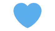 emojivid emoji emojivid symbols blueheart Sticker