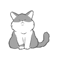 Cat Sticker by GORO