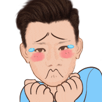 Happy Cry Sticker