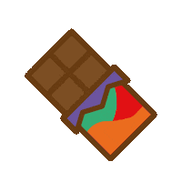 Ronuchok feliz chocolate ecuador felicidad Sticker