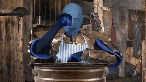 theseanwardshow giphygifmaker magic cooking thanos GIF