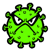 Corona Fighting Sticker