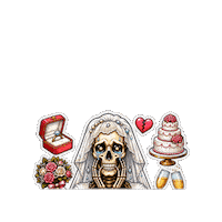 Skull Boda Sticker