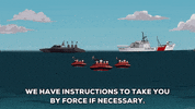 sea fear GIF by South Park 