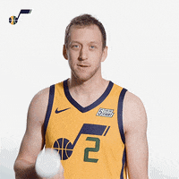 joe ingles laugh GIF by Utah Jazz