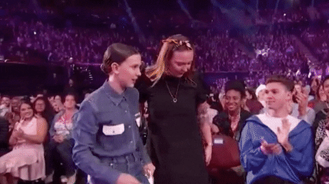 millie bobby brown GIF by Kids Choice Awards 2018