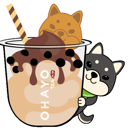 Bubble Tea Icecream Sticker by OHAYOTEA