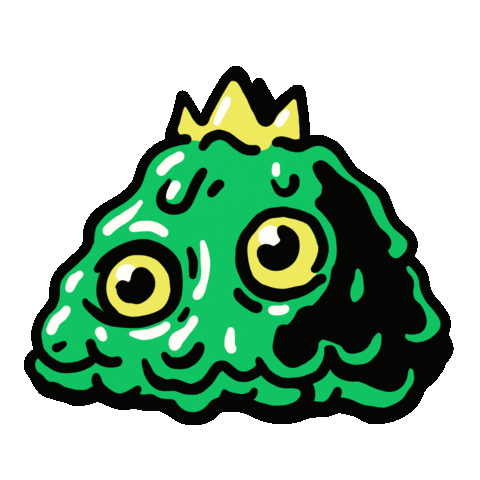 Monster King Sticker