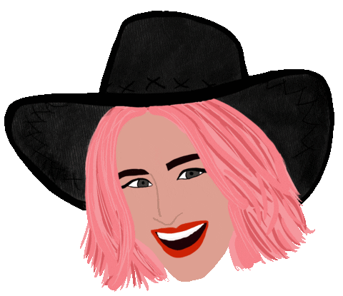 thehairroomjc giphyupload wink boss babe Sticker