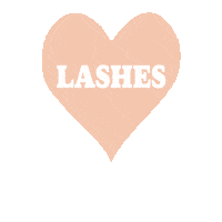 Heart Lash Sticker by LashBeePro