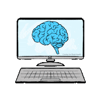 Work Computer Sticker by Center for BrainHealth