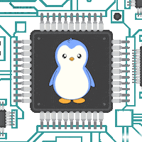 Artificial Intelligence Penguin Sticker by Pudgy Penguins