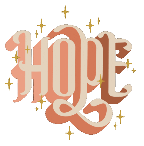 AbraRene pink stars sparkle hope Sticker