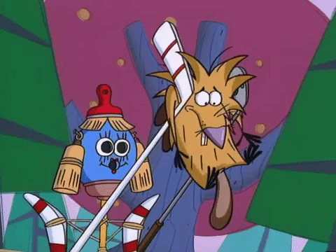 nickrewind giphydvr nicksplat angry beavers giphyab017 GIF