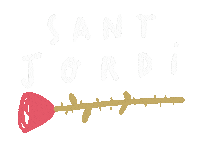 Sant Jordi Roses Sticker