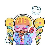 SparklesMagicalMarket confused dj thinking think Sticker